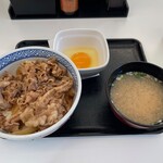 吉野家 - 牛丼(並)＋玉子＋みそ汁