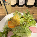 Aoi Itarian - 新鮮野菜サラダとグレープフルーツジュース（ランチセット）