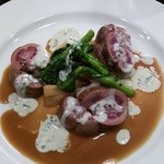 ル・ミストラル - リードヴォー（仔牛の胸腺）ソテー、ゴルゴンゾーラソース