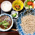 ふじた - 黒カレーつけ蕎麦