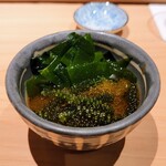 匠 進吾 - ワカメと海ブドウの酢の物