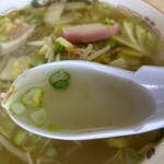 かげやま食堂 - 濁りが少なく旨味ある塩スープ