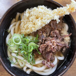 大力うどん - 肉海老天うどん