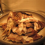 鳴門グランドホテル海月 - 鯛の塩焼き　夜