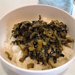 支那そばや - 高菜丼