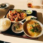 Maruhira Shokudou - 焼肉定食(豚汁)