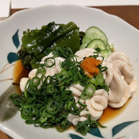 和食 國見 - 白子ポン酢です。茹でたてを是非と言ってくださいまして、とろける美味しさに驚愕です。
