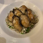ランタン・ルージュ - 牡蠣のポワレ＆大麦のリゾット