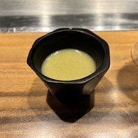 くずし鉄板 あばぐら 恵比寿店 - 白菜と牡蠣の擦り流し