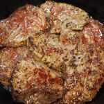 卓 - ミスジ鉄板焼きその３