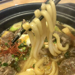Noodles Labo 香蕎庵 - すき焼きうどん