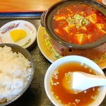 中華料理 王道楼 - 麻婆豆腐定食８００円