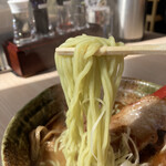 Yaki Ago Ramen Koike - クロレラ麺