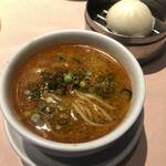 中国料理 旬輝 - 飲茶ランチの坦々麺。これも味に変化あり。山椒風味。