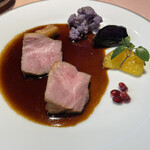 中国料理 旬輝 - フカヒレランチの低温調理した酢豚は肉肉しいやつ！