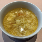 中国料理 旬輝 - たまごスープも微妙に味の変化に脱帽
