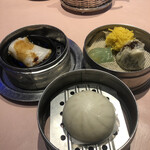中国料理 旬輝 - 飲茶ランチの三種もり。