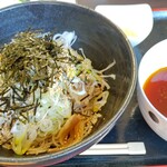 日本海製麺所 - 肉そば大盛り１０８０円