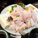 玄品 四日市 ふぐ・うなぎ料理 - てっちり　＋1100円で特大ぶつ切りに。3人前