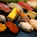 すしざんまい 本店 - 特選すしざんまい（大名椀付）