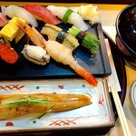 すしざんまい 本店 - 特選すしざんまい（大名椀付）