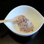 鮨　恵三 - 小豆のアイス
