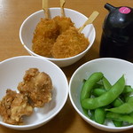 洋食のいろは - おつまみセット￥５００は午後３時から♪