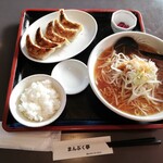 Mampuku Tei - ラーメン×ギョーザセット 980円