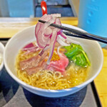 超純水採麺 天国屋 - アーリーレッドのスライス