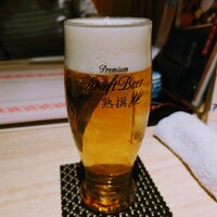 水たき料亭 博多華味鳥 ヒルトンプラザウエスト店 - 令和5年2月
                      ドライプレミアム生 750円