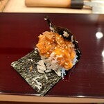 Tsukiji Sushi Omakase - 本鮪のユッケ