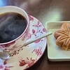 Ebisuya - 紅葉饅頭セット(税込650円)
                紅葉饅頭(やまだ屋・こし餡)と珈琲
