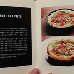 SUPER PIZZA - 卓上冊子②。