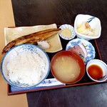 Ajidokoro Hamamasu - ほっけ開き定食 740円