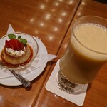 丸福珈琲店 - ミックスジュース&ミニプリン♪