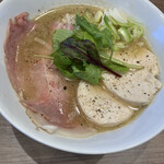 kurokuma食堂 - [限定]豚と鯛と生姜の濃厚中華そば(細麺に)＋鶏チャーシュー