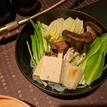 瀬里奈 - しゃぶしゃぶのお野菜・その１です。