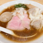 中華そば ココカラサキゑ - ４種の煮干と比内地鶏SP 醤油