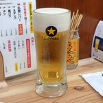 Yakiton Daimaruya - サッポロ黒ラベル生ビール