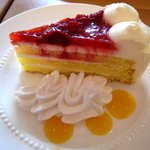 コーヒーショップ セリーナ - 苺のケーキ