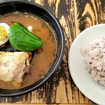 香屋 - ・骨付きチキン&ベジータ1300円