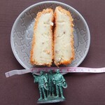 肉の来栖 - コロッケ86円　断面