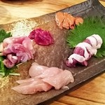 鶏＆鴨のお造り