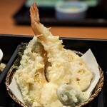和食さと - 海老天ぷら盛り合わせ（お昼の選べるさと和膳）