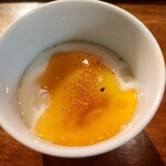 おまかせ寿司 すしのすけ - 白子の茶碗蒸し　中に大ぶりの白子が入っています！