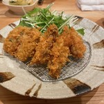 和食と日本酒 田 - 牡蠣フライ