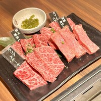 焼肉ぽんが 江ノ島 - 厚切り盛り合わせ(4,500円：2人前→3人前へ)