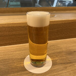 寿司 築地日本海 - キリン一番搾りグラス生ビール　440円