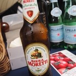 トラットリア・アルモ - イタリアンビール「モレッティ」