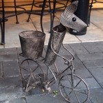 トラットリア・アルモ - 自転車乗ってるのは・・・何？？？（ｗｗｗ